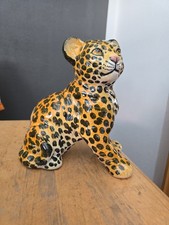 Porzellan Tier Figur Tiger Baby ca 20x20 cm 