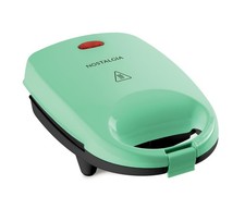 Nostalgia MyMini Sandwichmaker Antihaft Panini-Presse Pizza Quesadillas Mintgrün