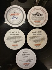 5 Bierdeckel Rolinck Pilsener Privatbrauerei Alex Rolinck Steinfurt Münsterland