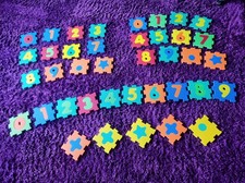 Puzzle Matten Zahlen Spielmatte Puzzlematte Kinderteppich 39 teilig