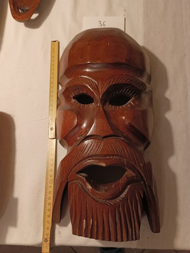 Afrikanische holzmaske - afrikanische,