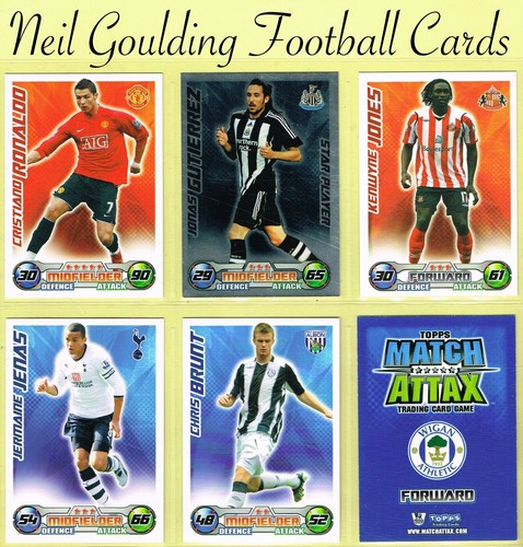 Topps match attax 2008 - match, 2008-09