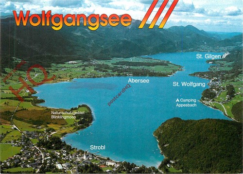 Ansichtskarte wolfgangsee - ansichtskarte;,