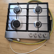 60 cm Einbau Kochfeld Erdgas Gaskocher 4 flammig Propan Edelstahl NG/LPG