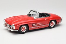 180039041 Mercedes 300 SL W198 Red Roadster with Hardtop Minichamps 1/18