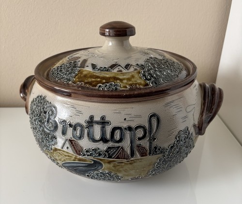 Brottopf keramik mehrfarbig - keramik,