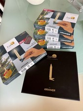 Krinner LUMIX kabellose LED Christbaumkerzen 1 Basis- + 3 Erweiterungssets, OVP