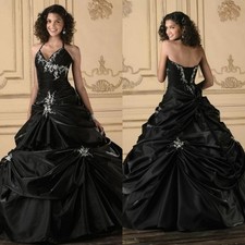 Vintage Brautkleider schwarz