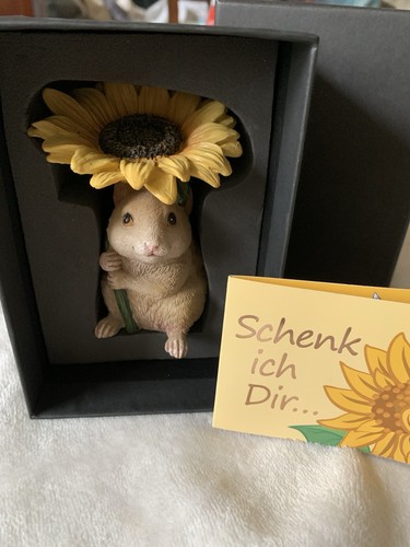 Maus mit sonnenblume - sonnenblume, süßes