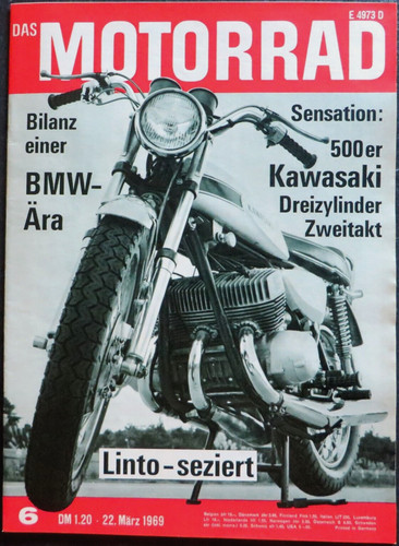 Das motorrad test bmw - motorrad, 06/69