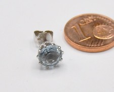 Weißgold Single Ohrstecker