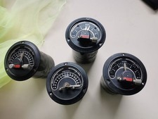 4 alte Flugzeug Messinstrumente USA R.W. Cramer Company seconds - 6 Volt -