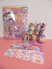 7 x WINX Club Figuren 12 cm 2003/2009 + Heft Nr. 2 Bloom Dreammix