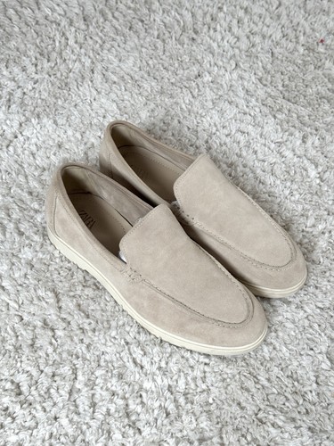 Zara loafer mokassins suede - loafer,