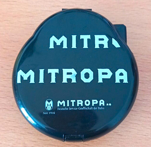Mitropa rundes etui klappdose - mitropa, etui/klappdose
