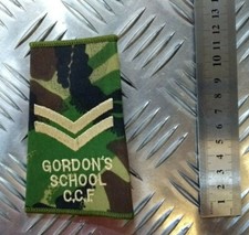 Woodland DPM Camo Gordon's School C.C.F. Rangfolien sortiert - NEU