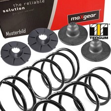 2x MAXGEAR Feder Fahrwerksfeder + Federteller Satz Hinten für OPEL Astra H