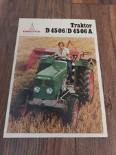 Original Prospekt Deutz D 45 06 / D 45 06 A Traktor Schlepper