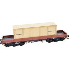 NPE NW 52043 TT Schwerlastwagen Sas 4850 DR IV mit Holzkiste Wartburg Neu