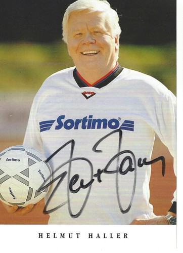 Autogramm helmut haller - autogramm,