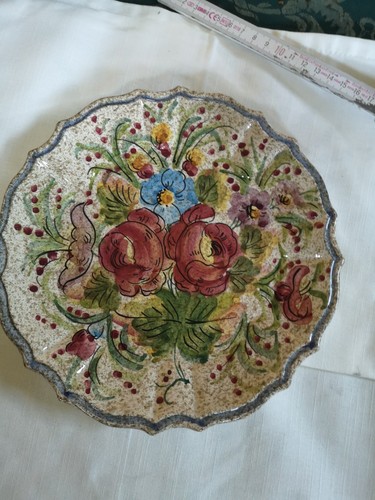Vintage keramik wandteller - vintage,