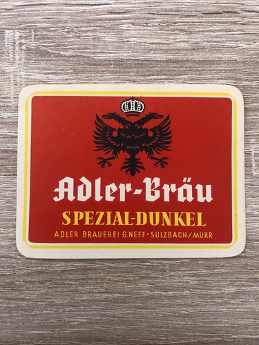 Bieretikett adler brauerei - bieretikett, adler-brauerei