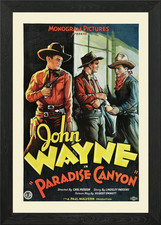 Vintage Western Poster Gerahmt