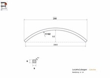 6x6 Leimholzbogen Sparren