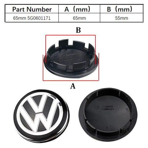 65mm 5g0601171 schwarz - 65mm,