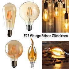 E27 LED Vintage Edison Lampe Filament Glühbirne Nostalgie Retro Bulbs Warmweiß