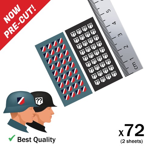 Pre cut britains german ss - pre-cut, &