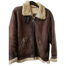 Vintage Lammfell Lederjacke