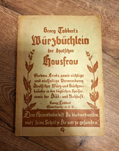 Georg tabbert würzbüchlein - tabbert:,