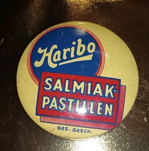 Alte blechdose haribo salmiak - alte,