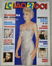 MADONNA COMMUNARDS SUZANNE VEGA GEORGE MICHAEL Magazin Ciao 2001 