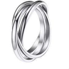 Edelstahl Triple Ring dreifach