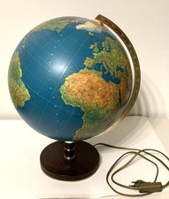 Leuchtkugel Globus vintage