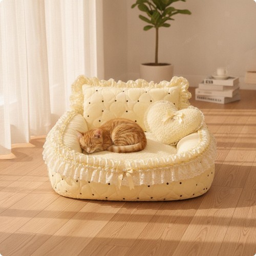 Dog bed with removable cushion - bed,