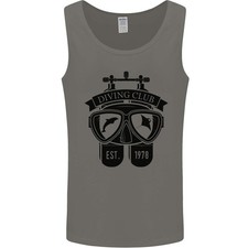 Scuba Tauchen Club Diver Deep Sea Wrack Herren Tanktop