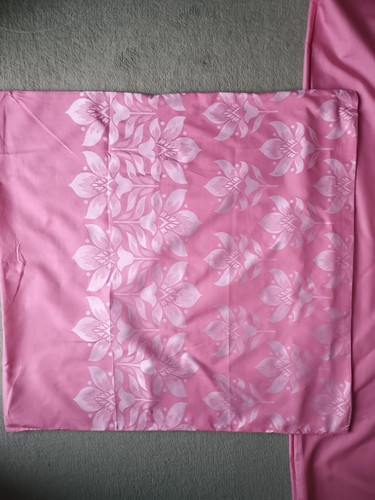 Jaquard bettwäsche pink - jaquard,