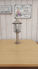 Edelstahl Lampe Stablaterne Gartenlaterne Gartenlampe Terrassenlampe 