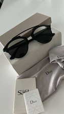 Christian Dior SoReal So Real Pop Sonnenbrille Brille Schwarz Silber 