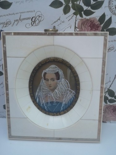 Miniatur maria stuart art - miniatur,