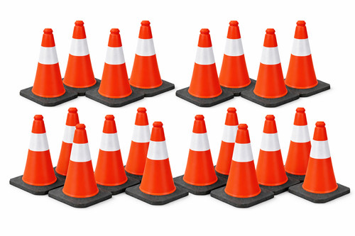 20er set verkehrskegel 51cm - set,