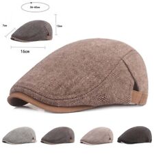 Herren Schiebermütze Barett Hut Golfmütze Gatsby Flatcap Warme Wintermütze
