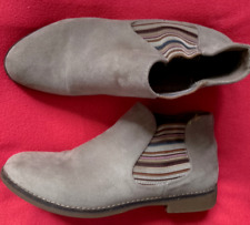 Sehr Edle Business Wildleder Damen Boots, Stiefeletten Grau Gr.39 von Graceland