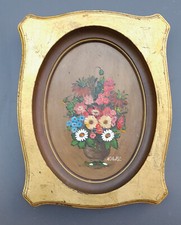 Alte Bild Oval  12 x 17 cm. Preis reduziert