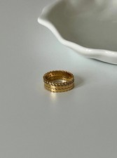 Damen schön elegant Ring Gold