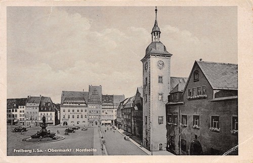 418301 nordseite obermarkt - ak,