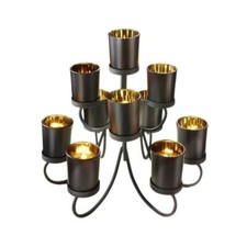 Teelichthalter 10-flammig aus